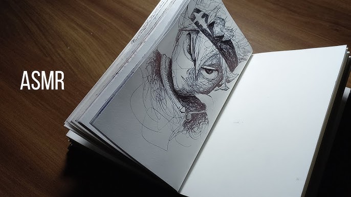 ASMR Drawing Boruto Time Skip 🤡 #asmr #drawing #boruto #borutonaruton