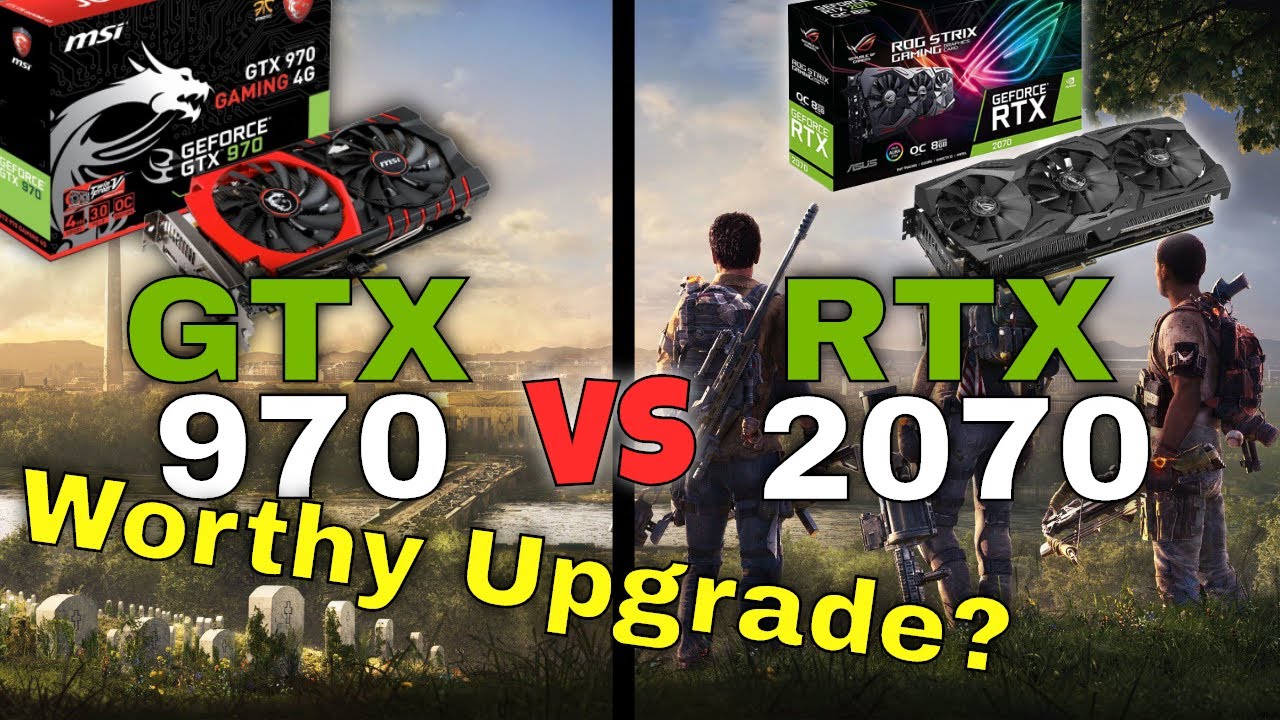 absorption pause Fordøjelsesorgan GTX 970 OC vs RTX 2070 Benchmark 1080p Comparison in 8 Games - YouTube