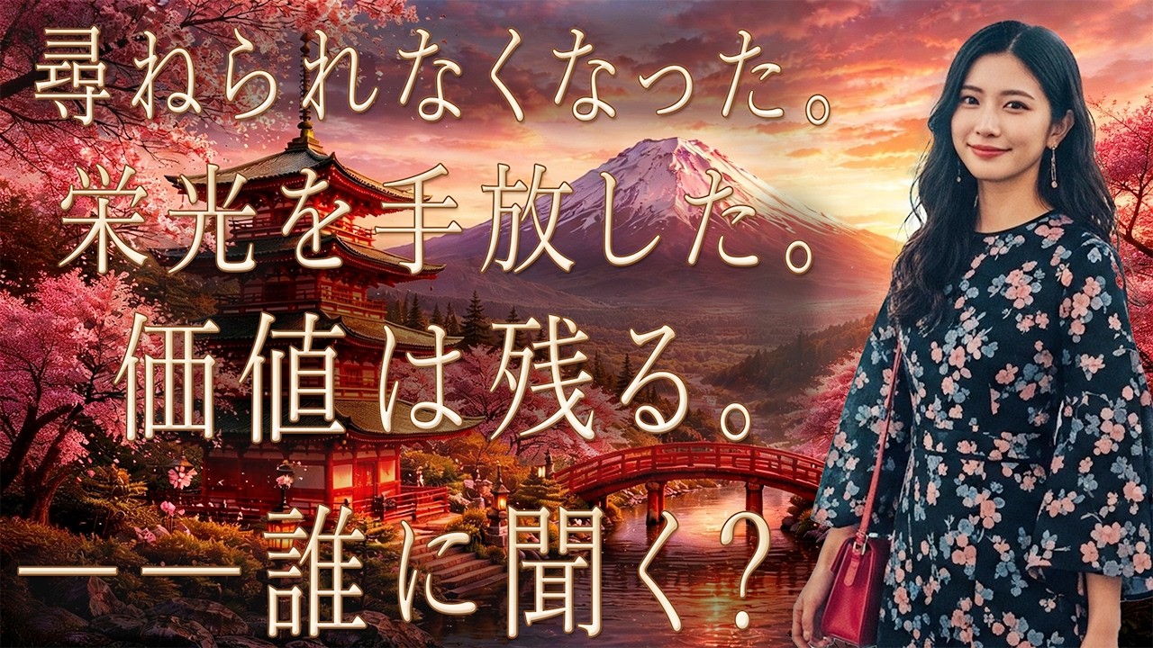 尋ねられなくなった日 ― 72歳・森下恒一が静けさの中で取り戻した自由