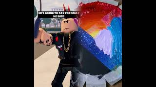 😡 MY EVIL SISTER LOCKED ME OUTSIDE THE HOUSE ALL NIGHT 😱 #roblox #shorts