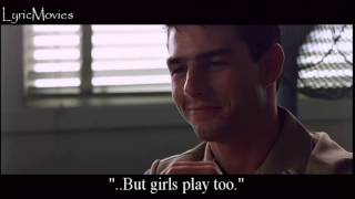 Video thumbnail of "Top Gun - Playing with the Boys (Lyrics!)"