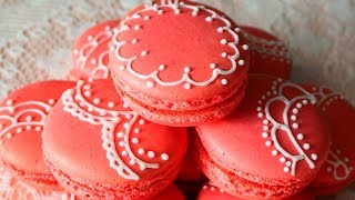 いちごマカロン/Decoration strawberry Macaron