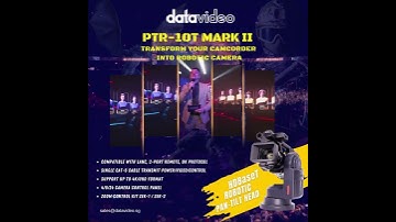 Transform your Camcorder into a Robotic PTZ Camera.🎥