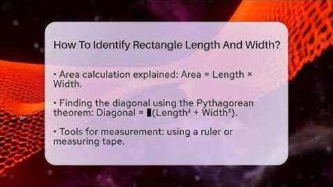 How To Identify Rectangle Length And Width? - All About Geometry