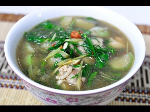 Thai Food - Chicken with Vegetables Curry (Gang Aom Gai) - YouTube