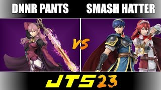 JTS 23 Dnnr Pants (Corrin) vs Smash Hatter (Lucina, Marth) Winners Round 1