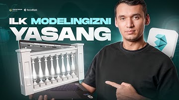 3ds Maxda 2D rasmdan 3D model yasash