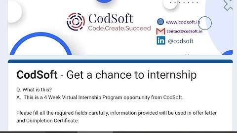 REVIEW- CodSoft - Get a chance to internship. | FAKE or Real | Pole Khul Gya Is Company ka 😂✨ | Bot🔥