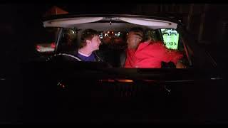 human traffic film 1999  koop flies into car