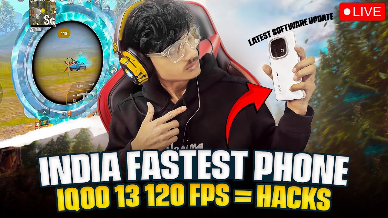 IQOO 13 INDIA FASTEST PHONE | 120 + 90 FPS TEST WITH METER 😲🔥#iqoo13 # ...