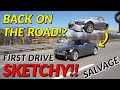 First drive!! SCARY - Rebuilding A Wrecked 2005 Honda S2000 PART 3