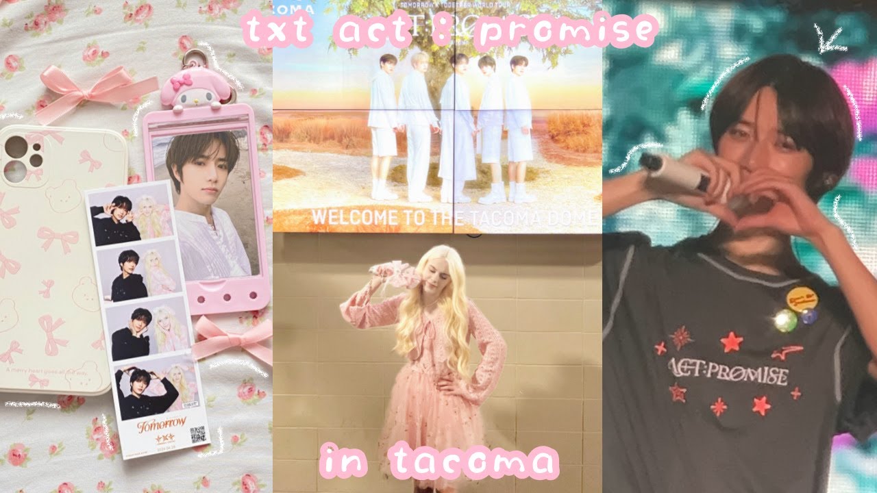 moa diary 🧸 TXT Concert VLOG | Act: Promise in Tacoma