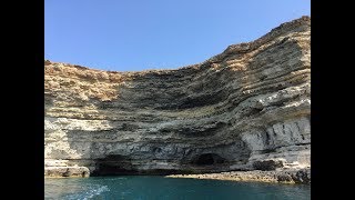 Оленевка. Мыс Тарханкут с катера. В Крым по цене перелета