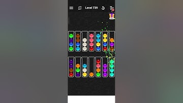 Level 739 of Ball Sort Color Puzzle