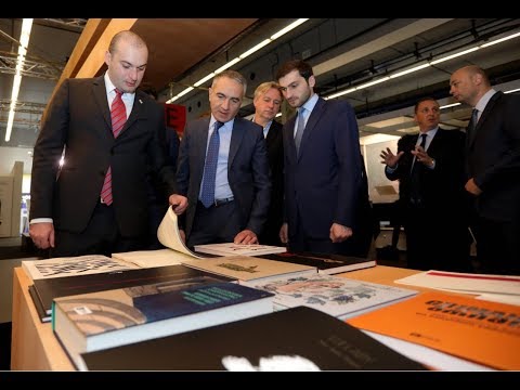 საქართველოს თემატური სტენდების გახსნა ფრანკფურტში