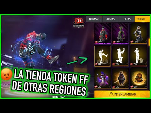 La Nueva Tienda De Token FF Gratis Que Llego a Free Fire Latam 😎 VS Otras Regiones 😱 