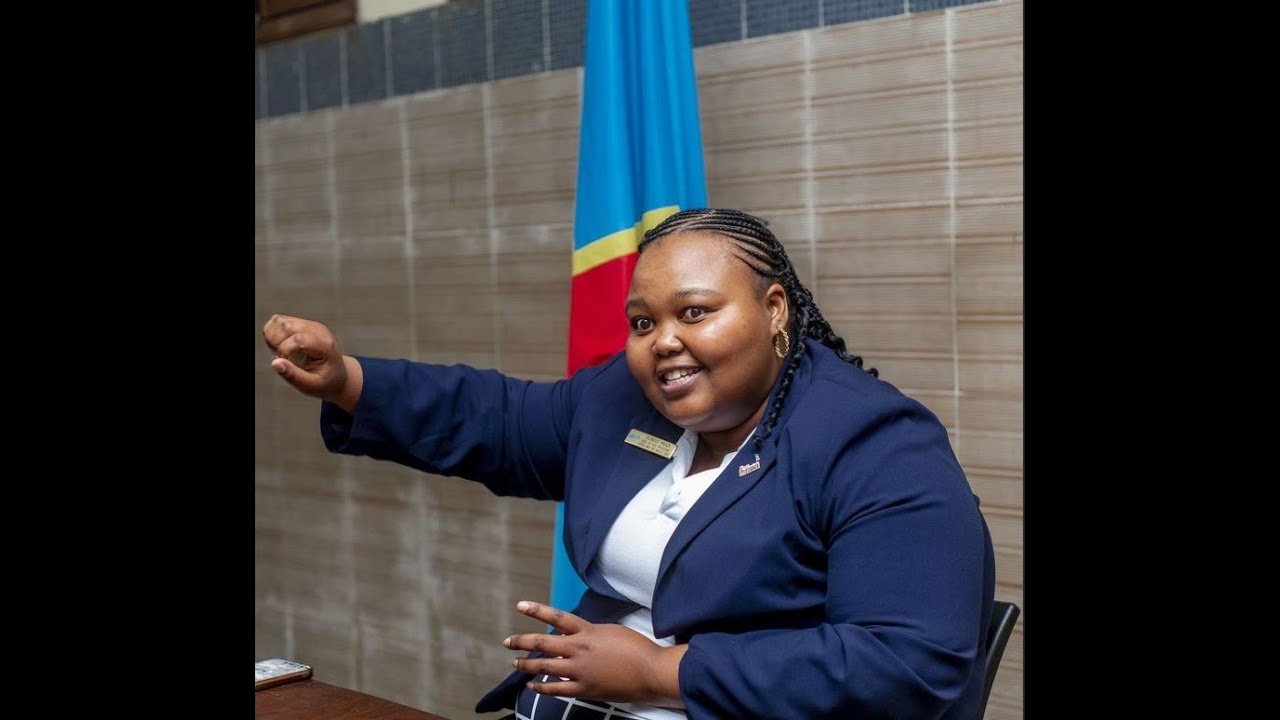 Silindile Mbaza, International Vice President of the Junior Chamber International (JCI) visits DRC
