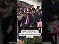 JD Vance fumbles National championship trophy