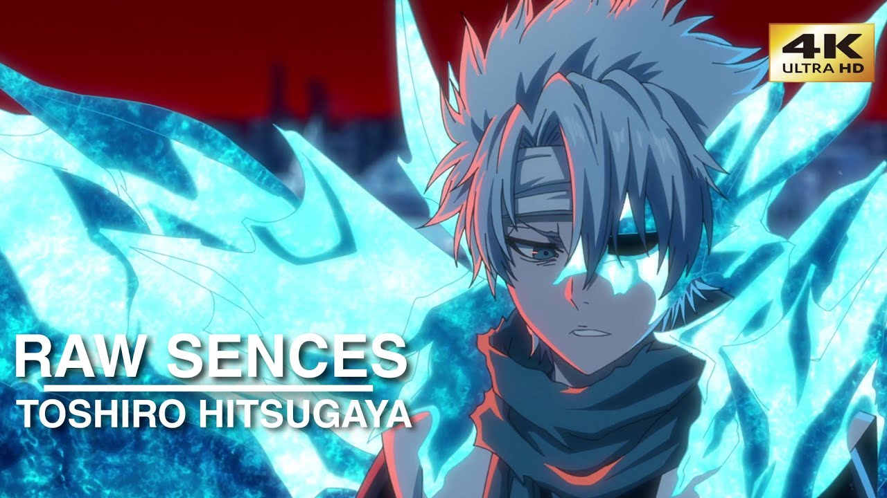 Toshiro Hitsugaya | Raw scenes 4K |  Bleach: Thousand-Year Blood War EP 3  ( Anime Raw Clips )