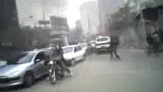 Iranian Police Running Over Citizens
