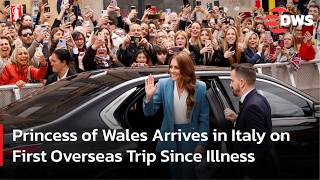 Princess Kate Arrives In Italy For First Overseas Trip | DWS News | AC1F