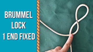 Famous How to Brummel Lock a Rope with 1 Fixed End Wealth