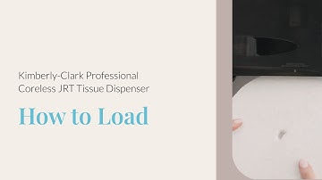 How to Load a Kimberly-Clark Professional® Coreless JRT Twin Tissue Dispenser