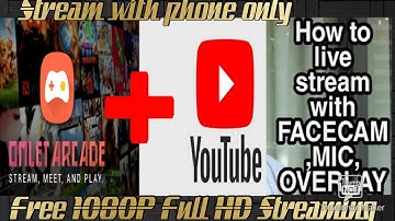 Direct live streaming from Phone no PC required+internal+ external audio