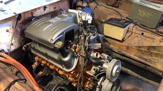 1971 Ford F100 V8 Engine Swap DIY From 1991 Ford Crown Victoria Garburator To Fuel injection