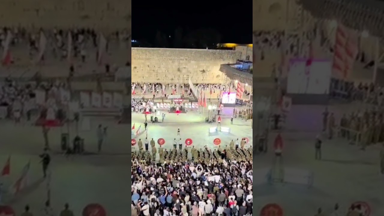 ערב השבעה באוקטובר: 700 חיילי בא״ח צנחנים נשבעו הערב אמונים לצה״ל ברחבת הכותל המערבי