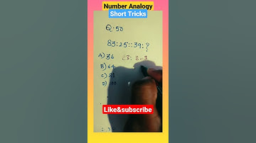 Q. 50 Number Analogy |Reasoning Tricks in telugu|NTSE, group-4, SSC, RRB, NMMS| #tspsc #ssc