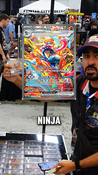 Quick Greninja Flip #tcg #tradingcards #vendorpov #collectacon #pokemontcg #pokemon #greninja