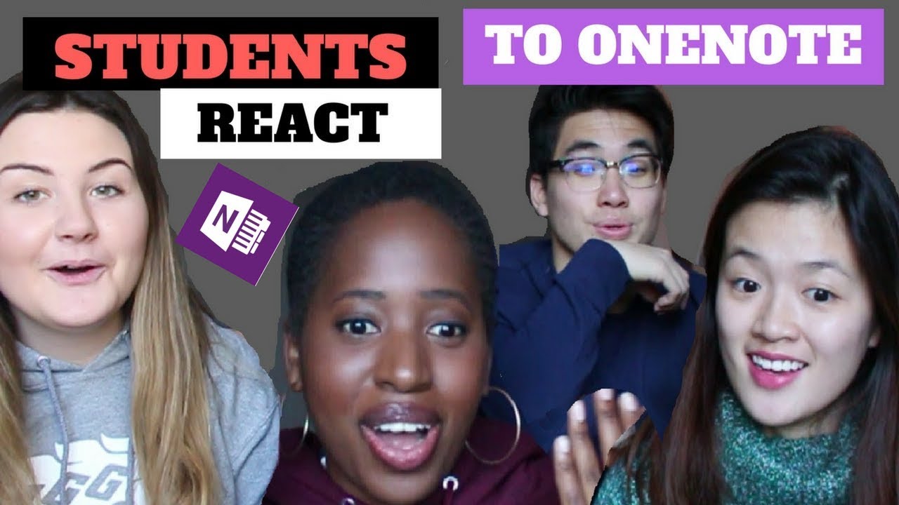 Student Using Onenote INTERNATIONAL STUDENTS REACT TO ONENOTE! HOW TO USE ONENOTE FOR ...