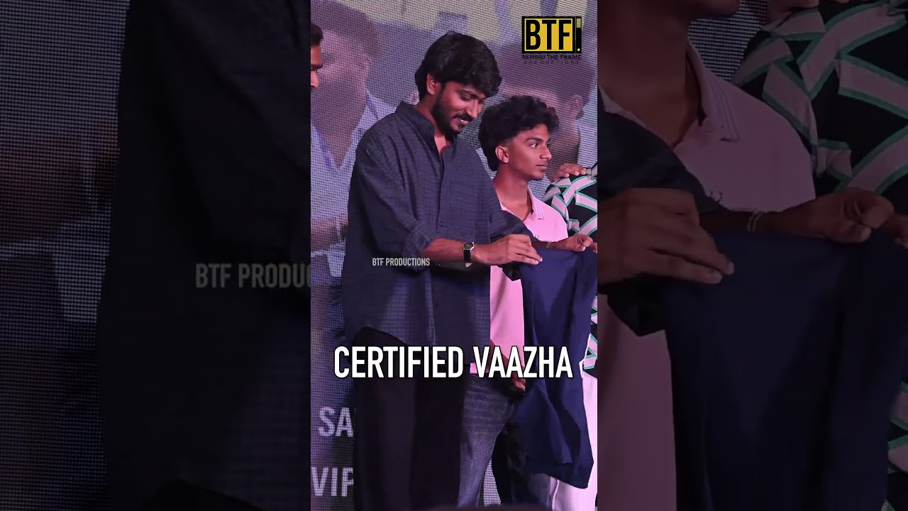 Hashir Reveals “Certified Vaazha” T-Shirt! 🔥 | Vaazha 2: Biopic of a Billion Bros Launch