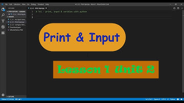 เรียน Python เบื้องต้น : Print & Input