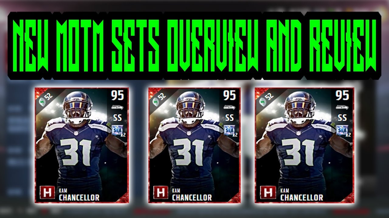 December MOTM Sets Overview and Review NEW KAM CHANCELLOR!!!!!