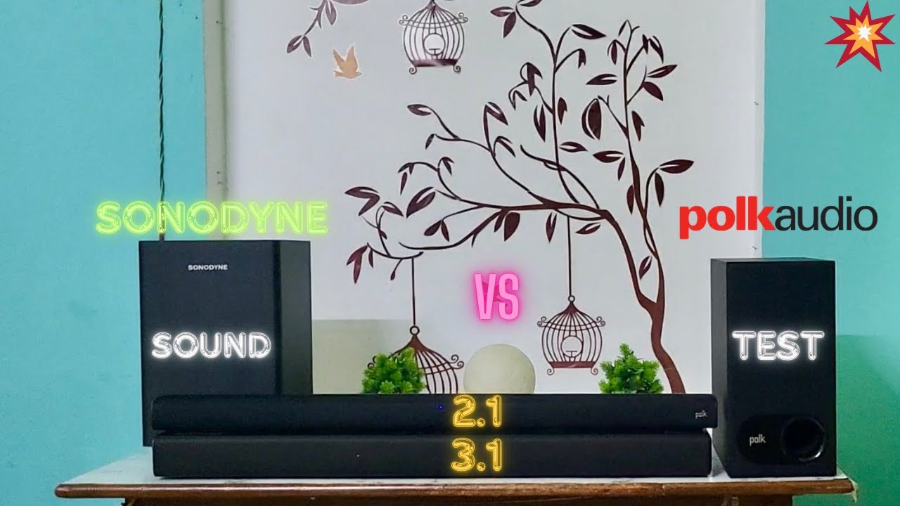 POLK Signa S2 vs SONODYNE Sama 5000 Detailed Sound Test | 2.1 vs 3.1 Soundbar