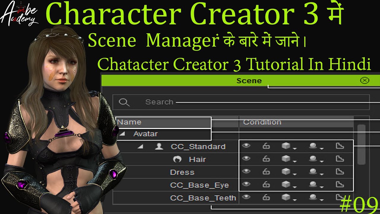 Character Creator 3 Tutorial - Scene Manager - YouTube