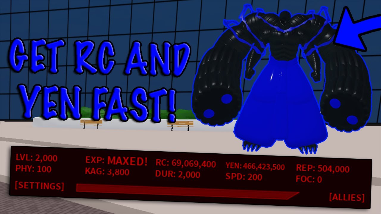 How To Get Rc And Yen Fast In Ro Ghoul New Method Youtube - roblox ro ghoul rc farm