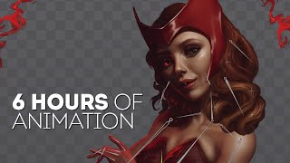 I Animate Wanda Maximoff From WandaVision | Fast Animation