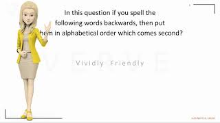 GL and CEM 11 Plus Verbal Reasoning - Alphabetical Order 2