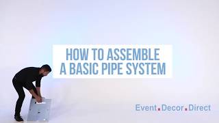 How To Install A Basic Pipe and Drape Backdrop