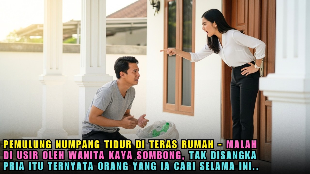 PEMULUNG DIHINA & DIUSIR WANITA KAYA SOMBONG, TAK DISANGKA DIA ADALAH ORANG YANG IA CARI SELAM INI