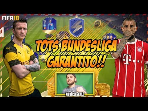 DOPPIO TOTS GARANTITO + INCONTRI PRINCIPALI + COMPRAVENDITA! | FIFA 18 - Finalmente sono stati rilasciati i TOTS della Bundesliga su Fifa 18! Apriamo insieme due pacchetti TOTS garantito!