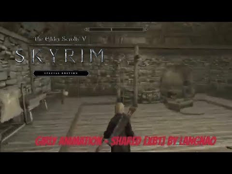 Skyrim Se Xbox One Mods Girly Animation Shared Xb1 Youtube