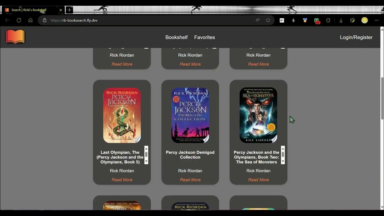 RB Book Search API Demo - YouTube