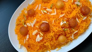 Shahi Jorda Polau Recipe || Jorda Rice || Biye Barir Sweet Jorda Recipe || Eid Special Zarda Recipe