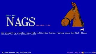 Race the Nags gameplay (PC Game, 1993)