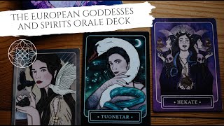 Unboxing the European Goddesses and Spirits Oracle Deck