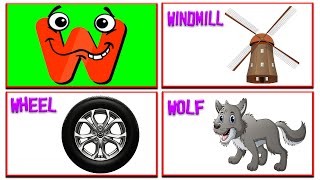 Kids Learning | Learn Letter W | Words From W | ABC Flashcards | Kids A to Z screenshot 4